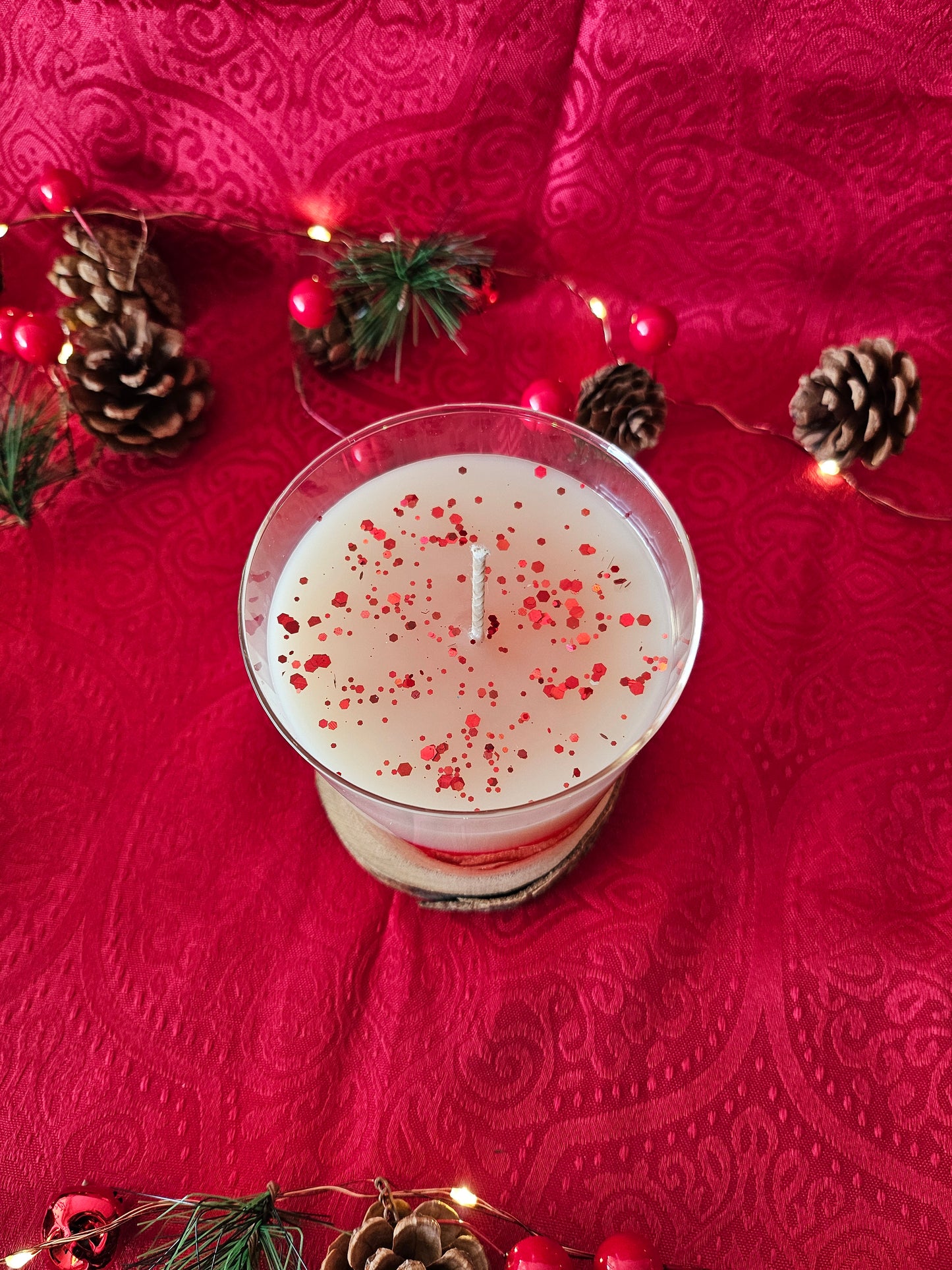 Bougie Cabane de Noël