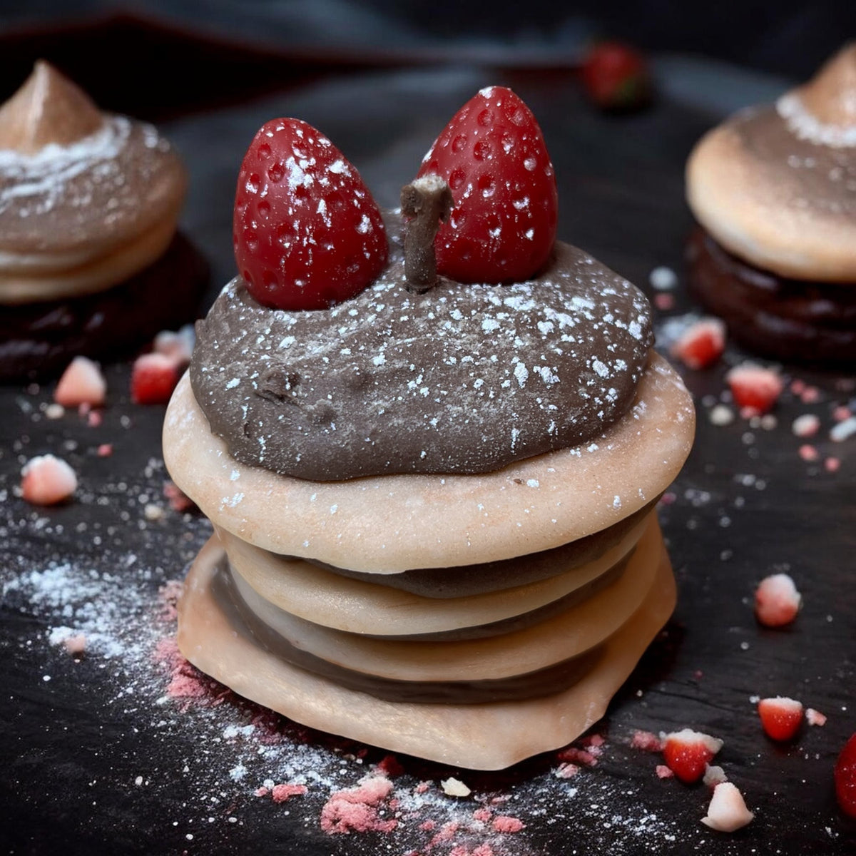 🥞 Pancakes Gourmands – Vanille & Chocolat 🍓🍫