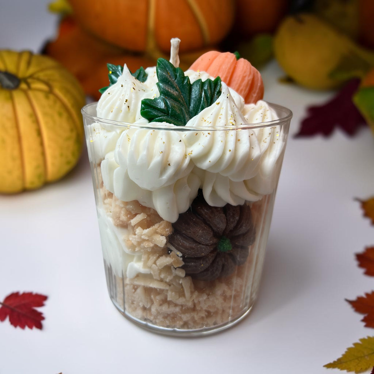 🎃 Bougie Citrouille – Citrouille Givrée
