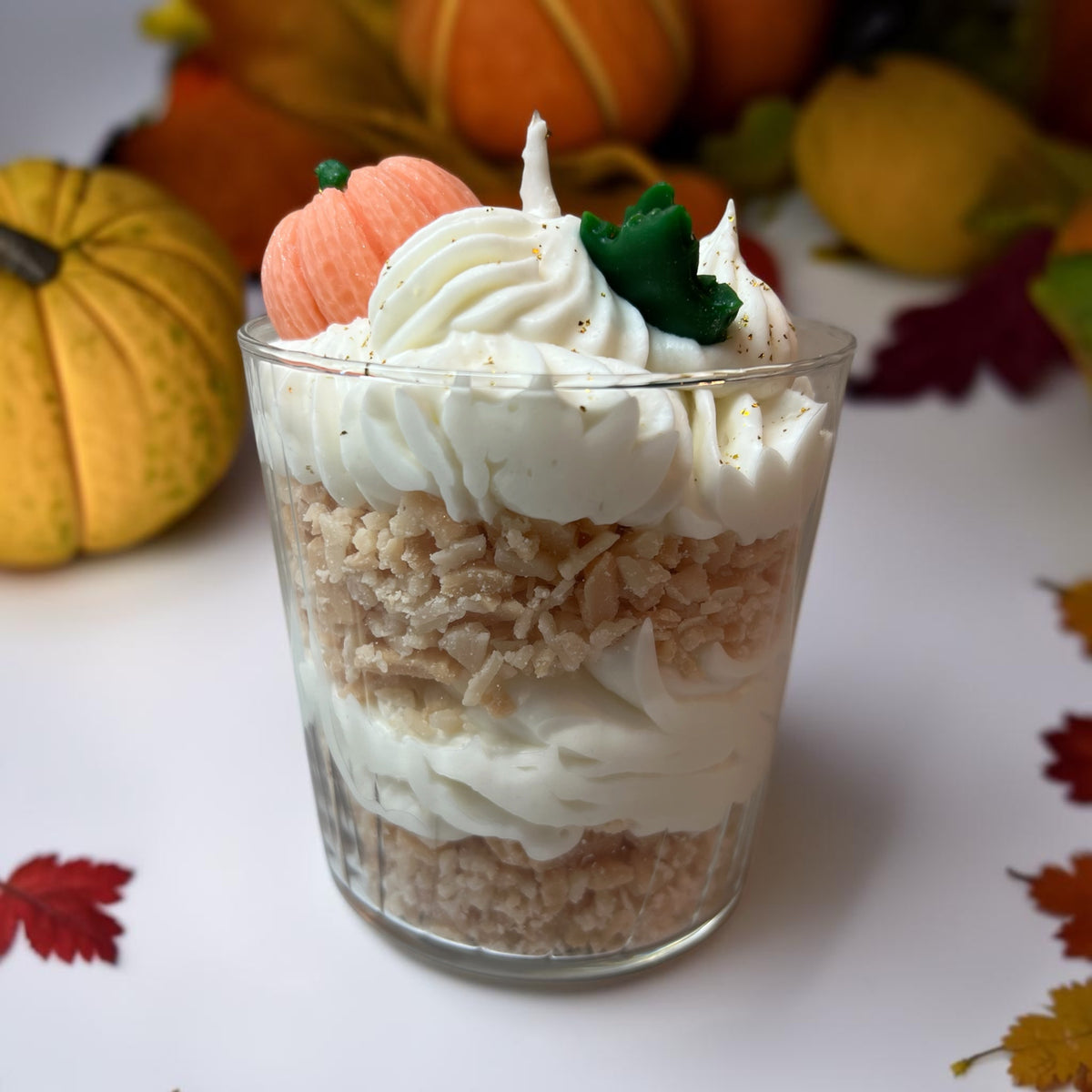 🎃 Bougie Citrouille – Citrouille Givrée