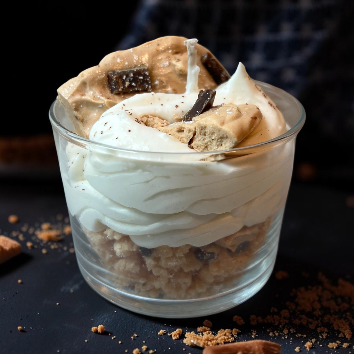 🍪 Bougie Cookie Gourmand - Senteur Rocher Praliné