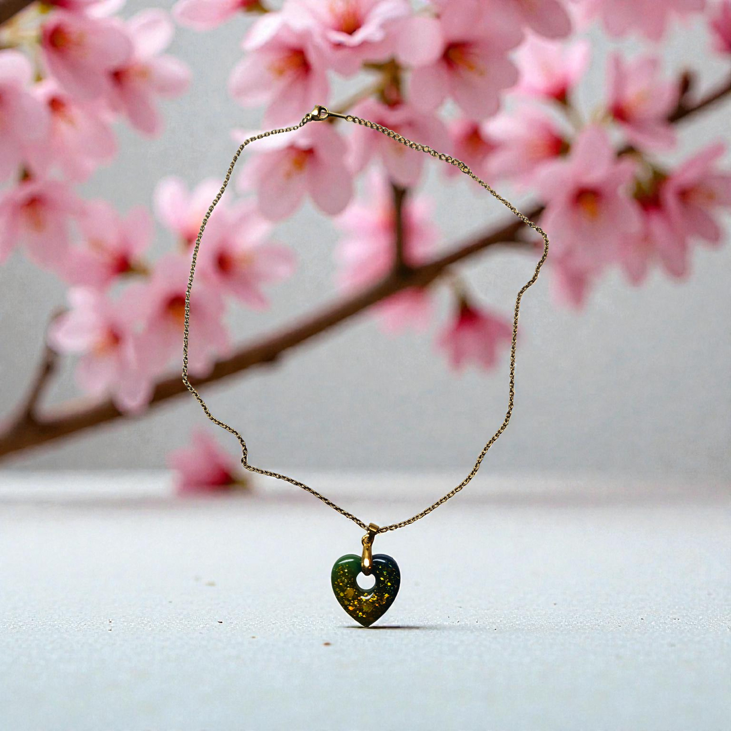 Pendentif étoile multicolores à paillettes doré