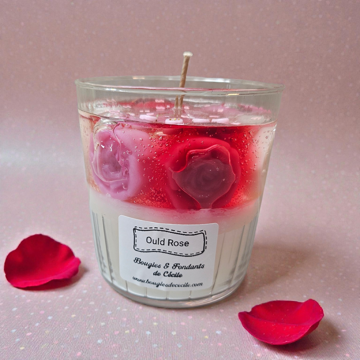 Bougie AMOUR parfumée Ould Rose