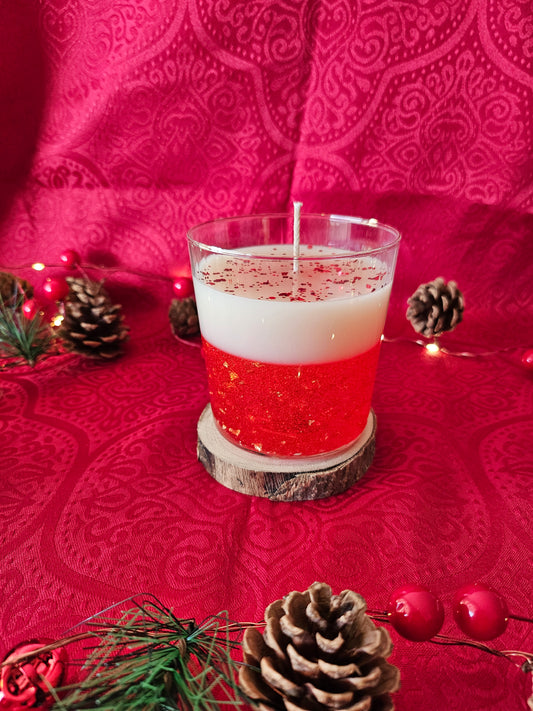 Bougie Cabane de Noël